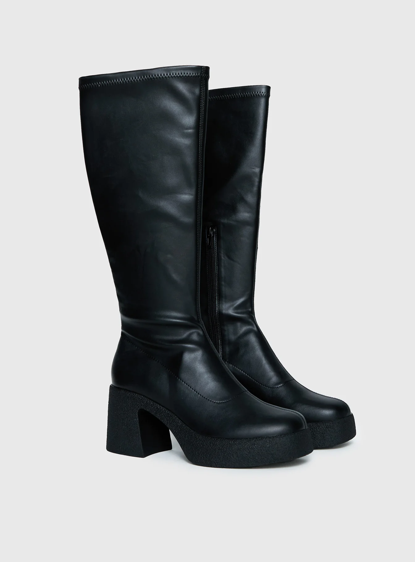 Westcott Knee High Boots Black - Image 2