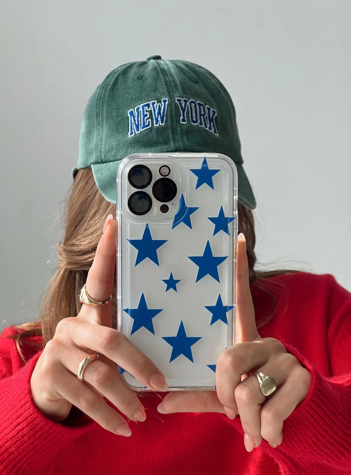 What's Your Sign Iphone Case Clear / Blue - Image 3