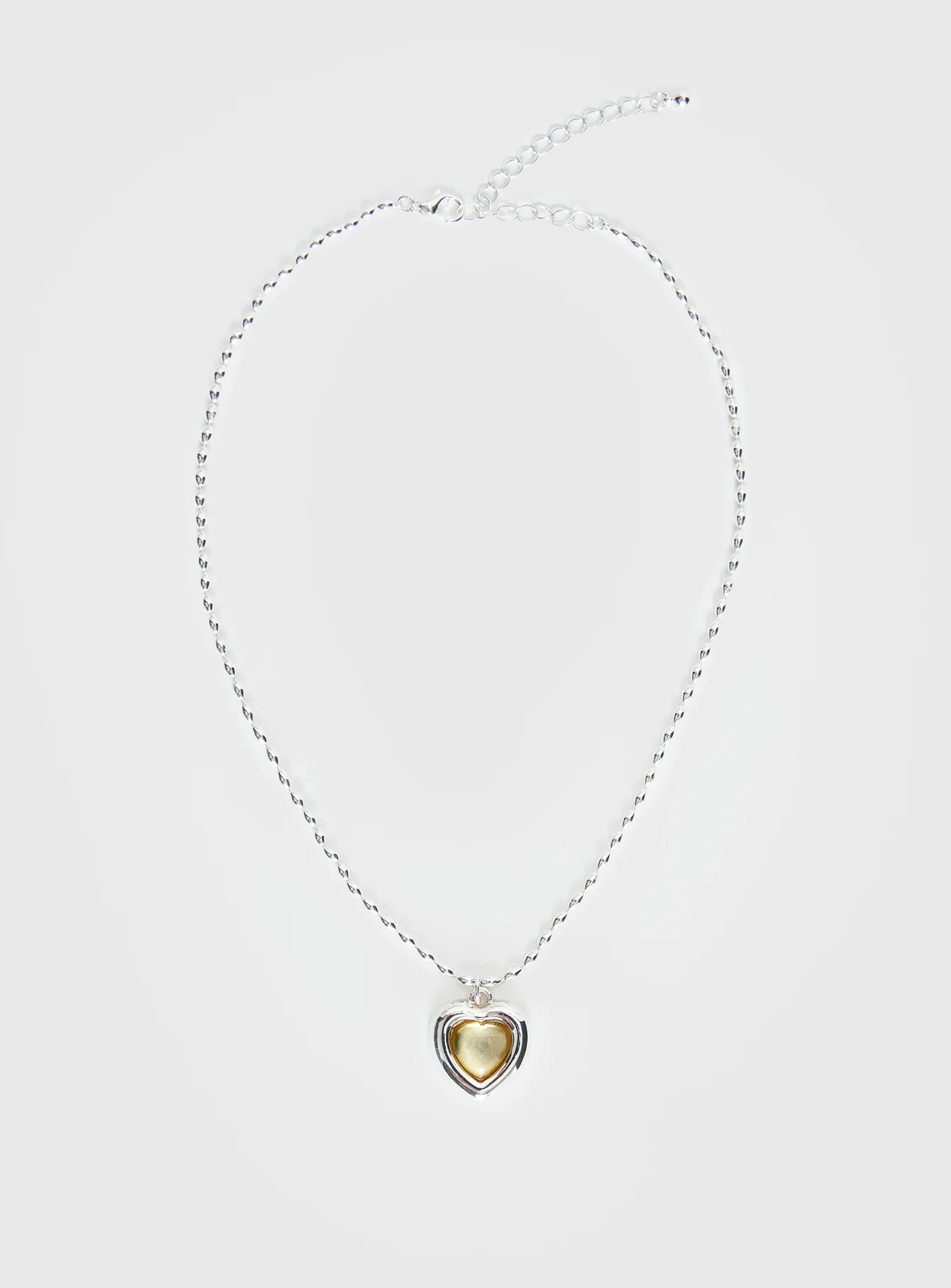 Wishes Granted Dainty Pendant Necklace Silver / Yellow - Image 2