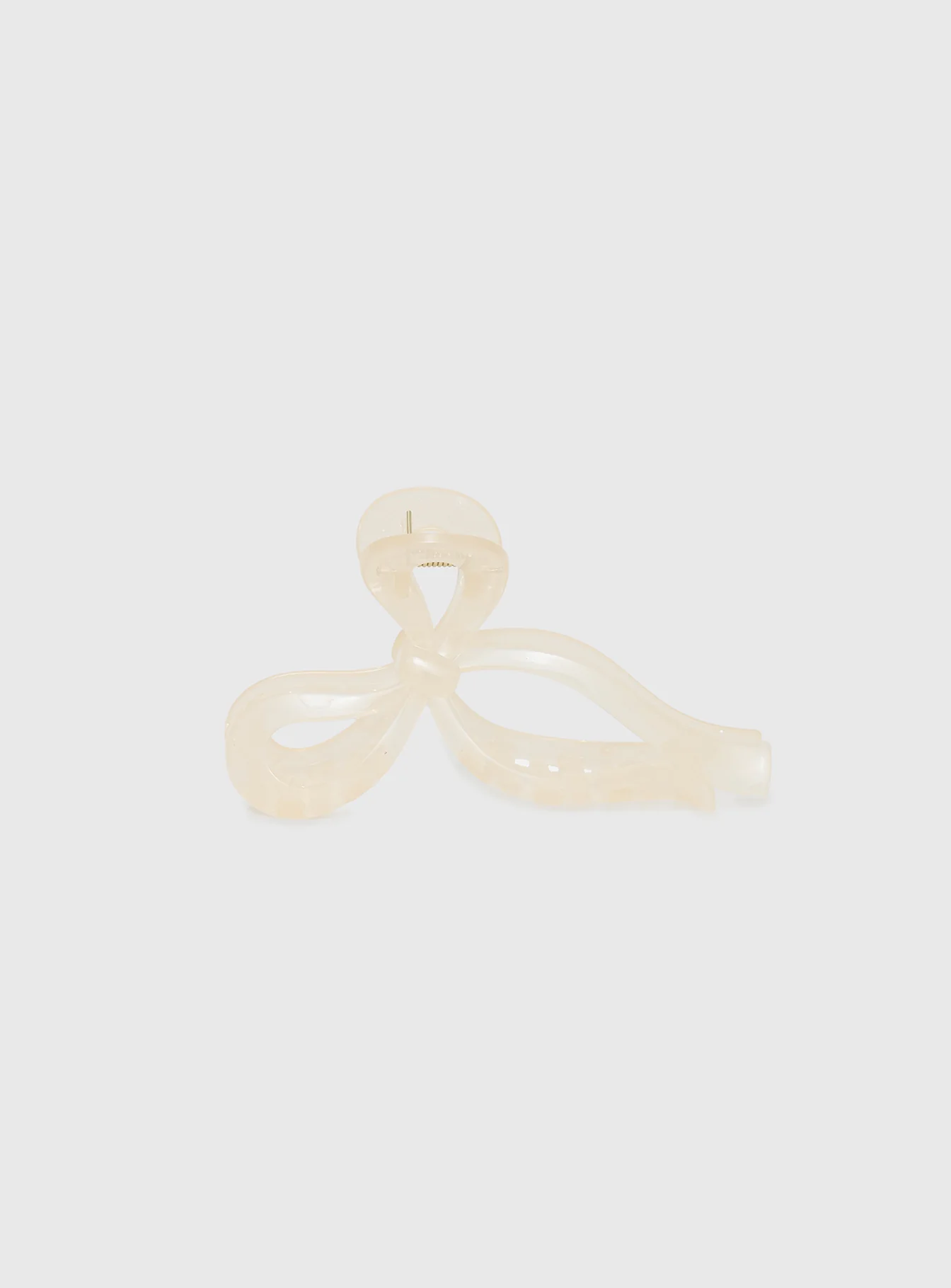 With A Bow Hair Clip Nude - Image 2