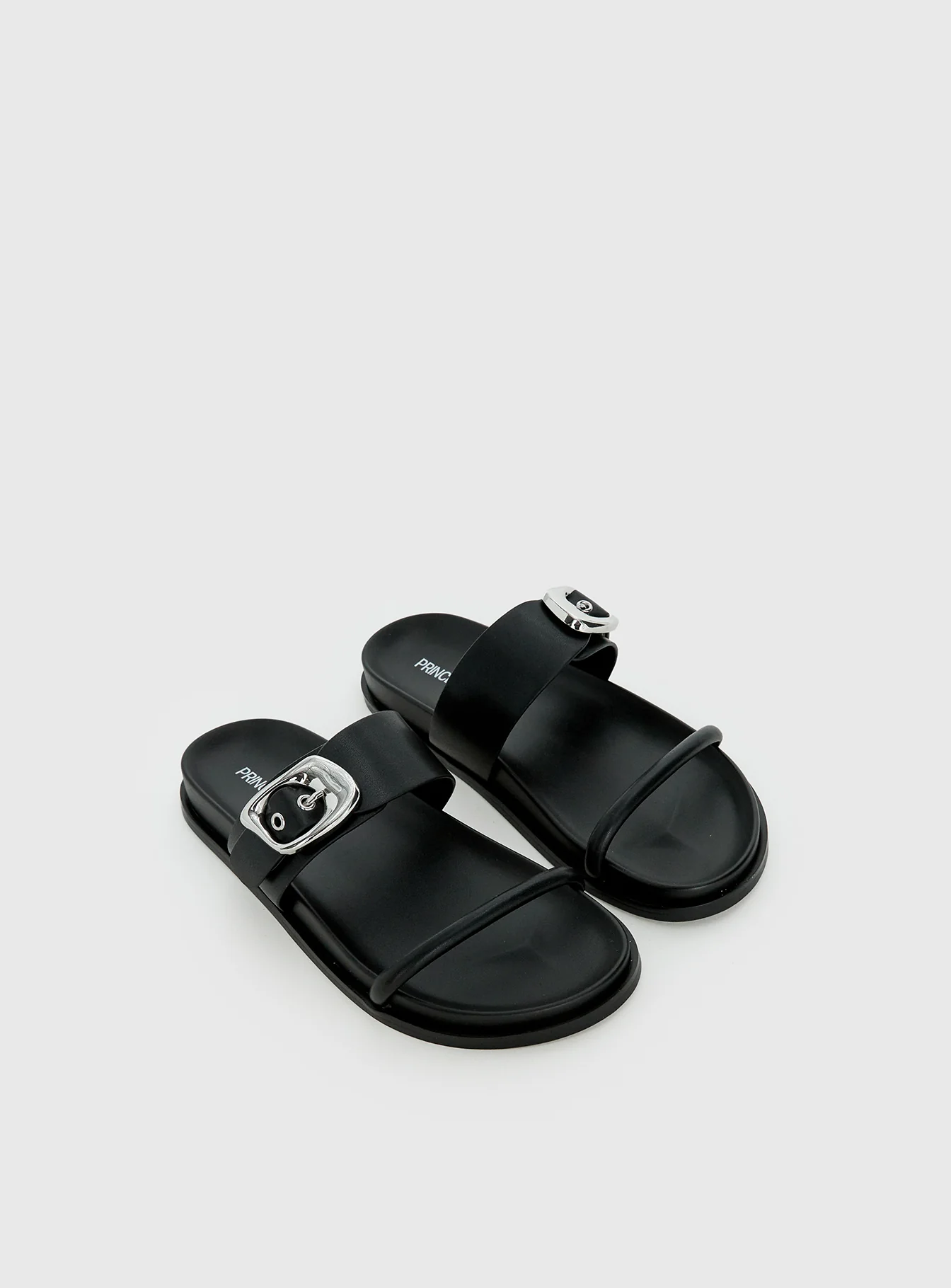 Worth It Buckle Detail Sandals Black - Image 2