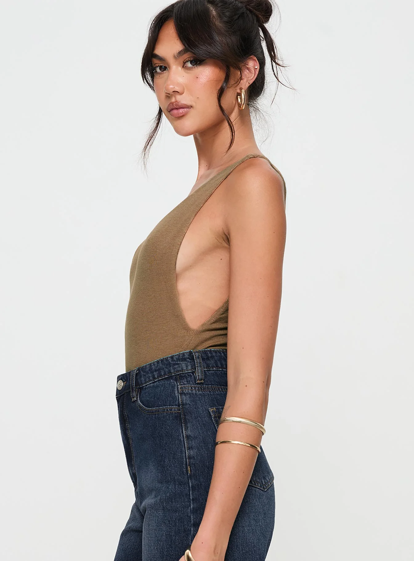 Yolando Bodysuit Taupe - Image 4