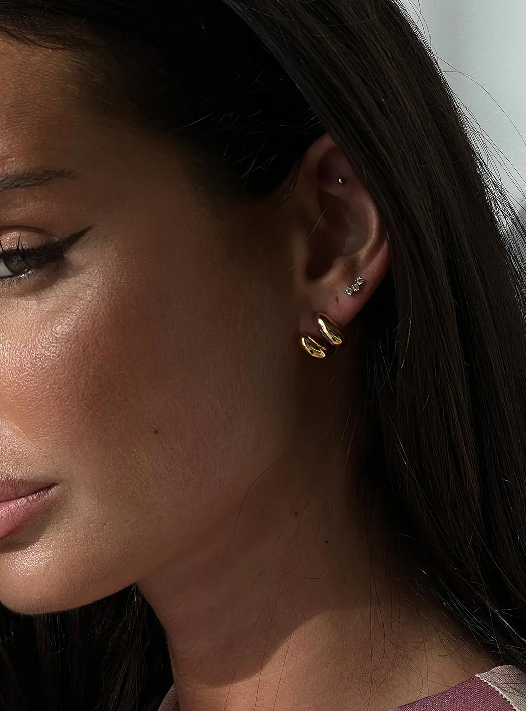 Yueh Earrings Gold
