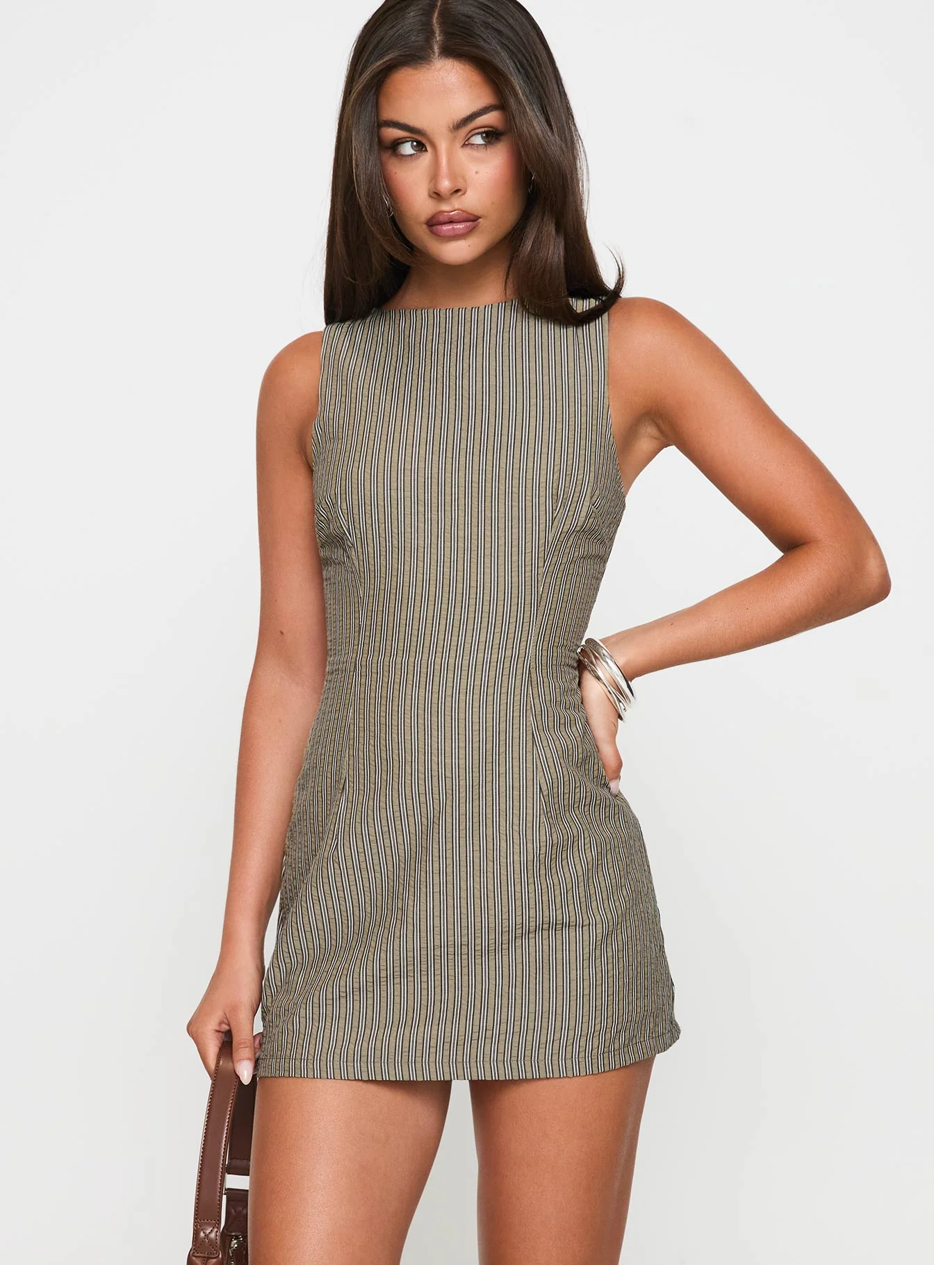 Yumiko Romper Green Stripe - Image 4