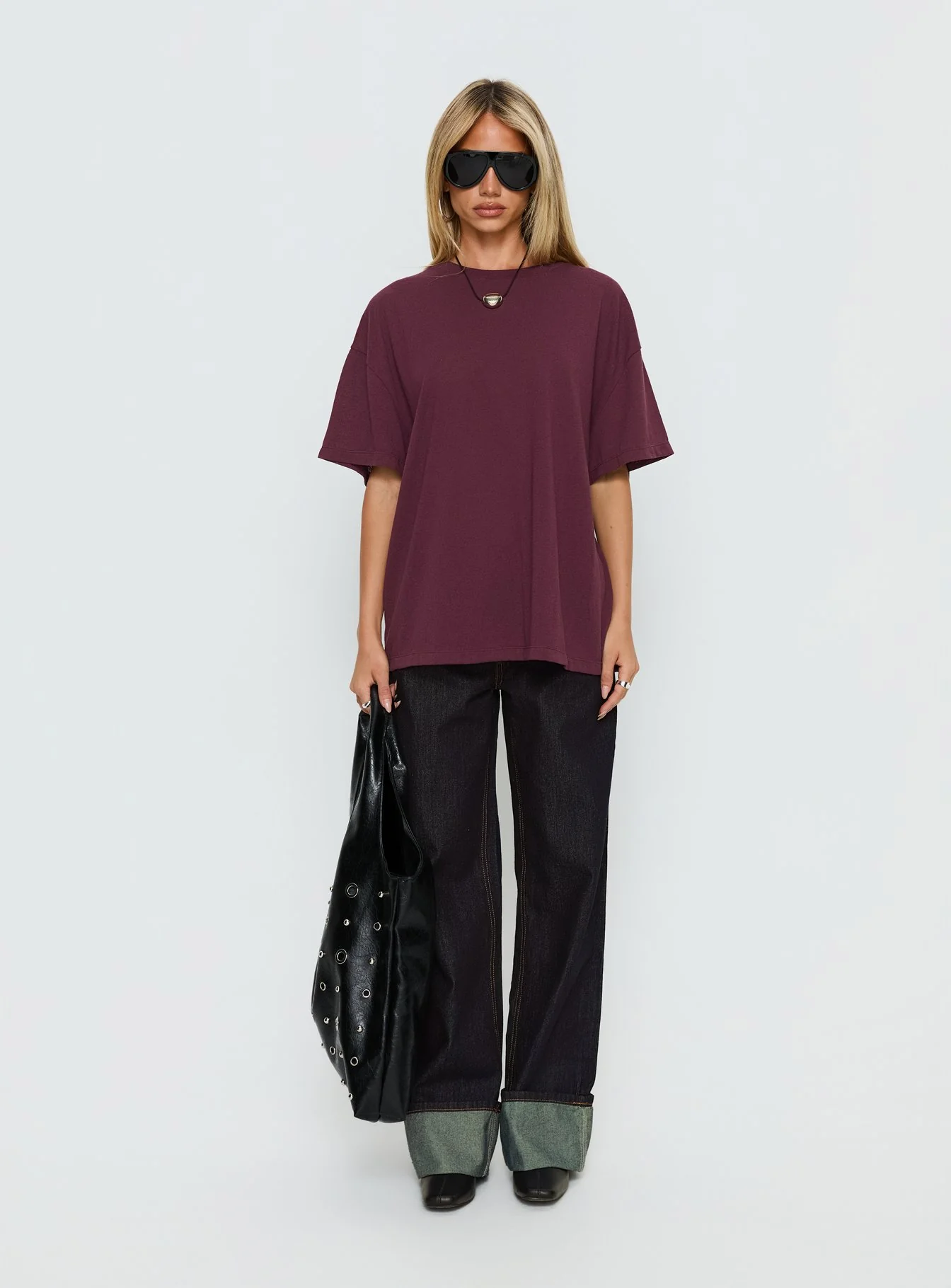 Zaydee Oversized Tee Cherry - Image 7