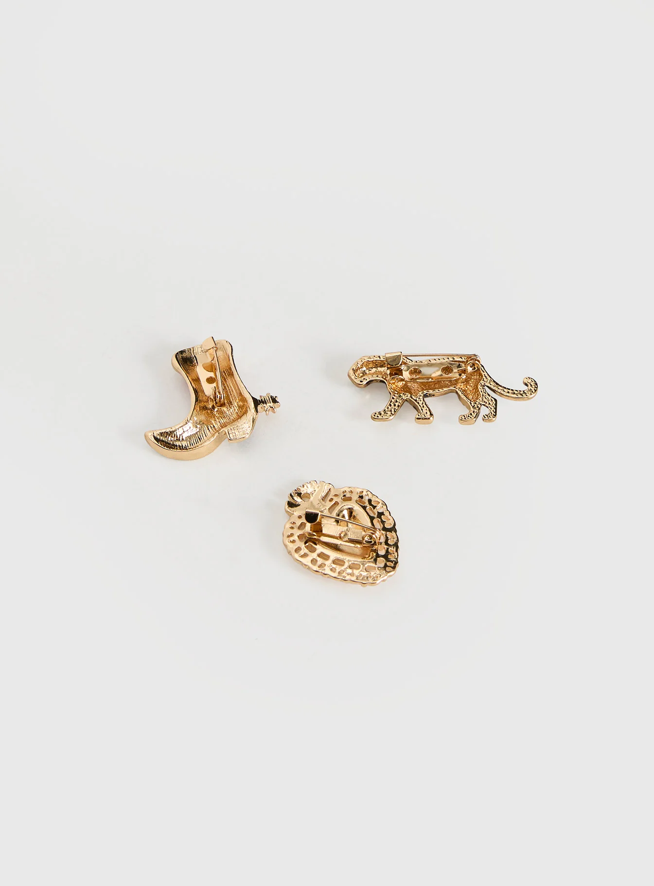 Zaylina Heart Hat Charms Gold - Image 3