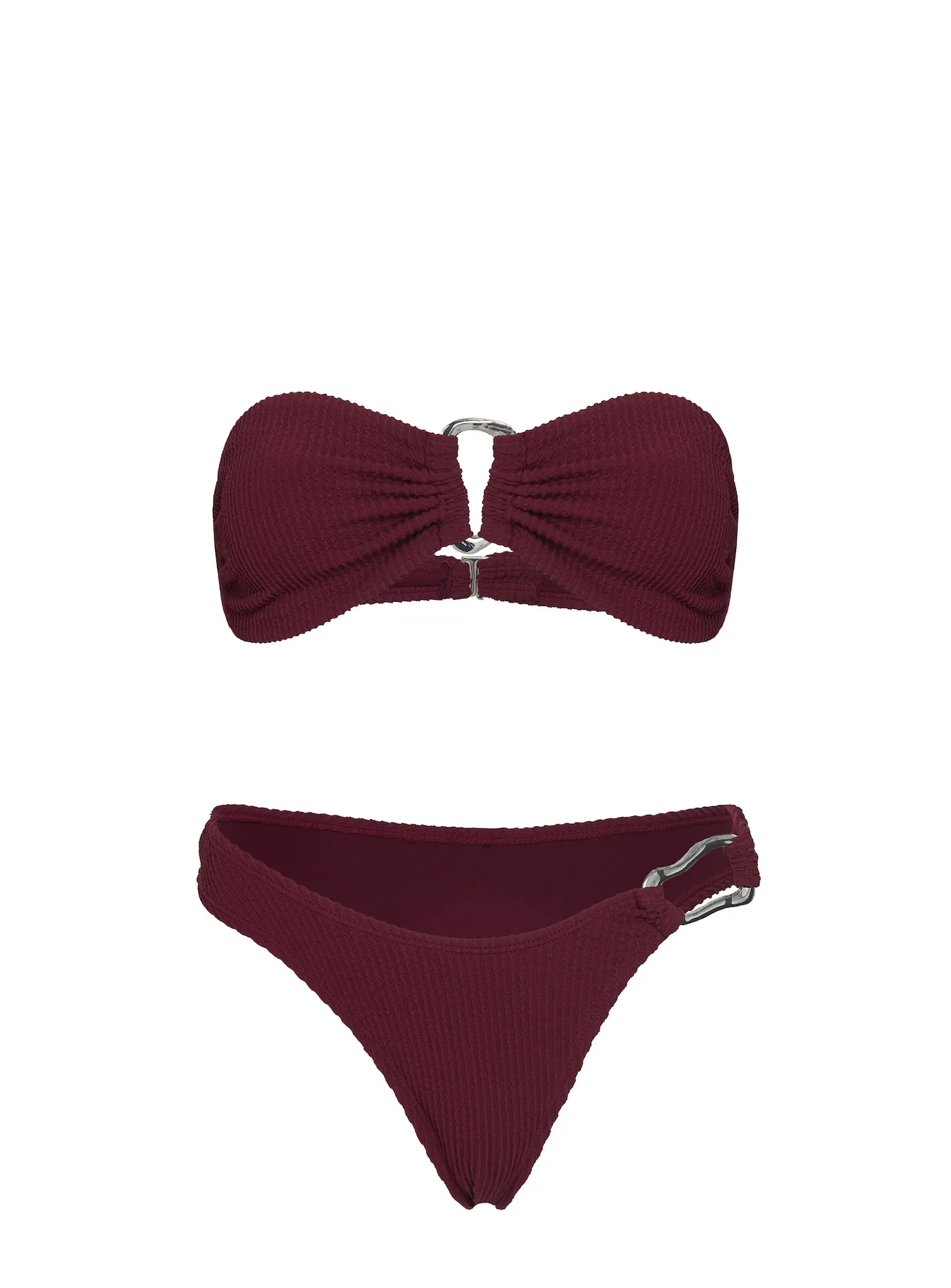 Zemi Hardware High Side Cheeky Bikini Bottoms Red - Image 5