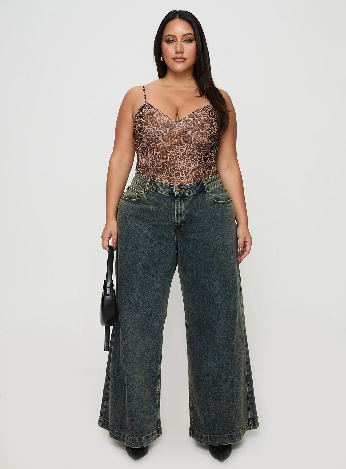 Ziggie Low Rise Baggy Jeans Antique Wash Curve - Image 6