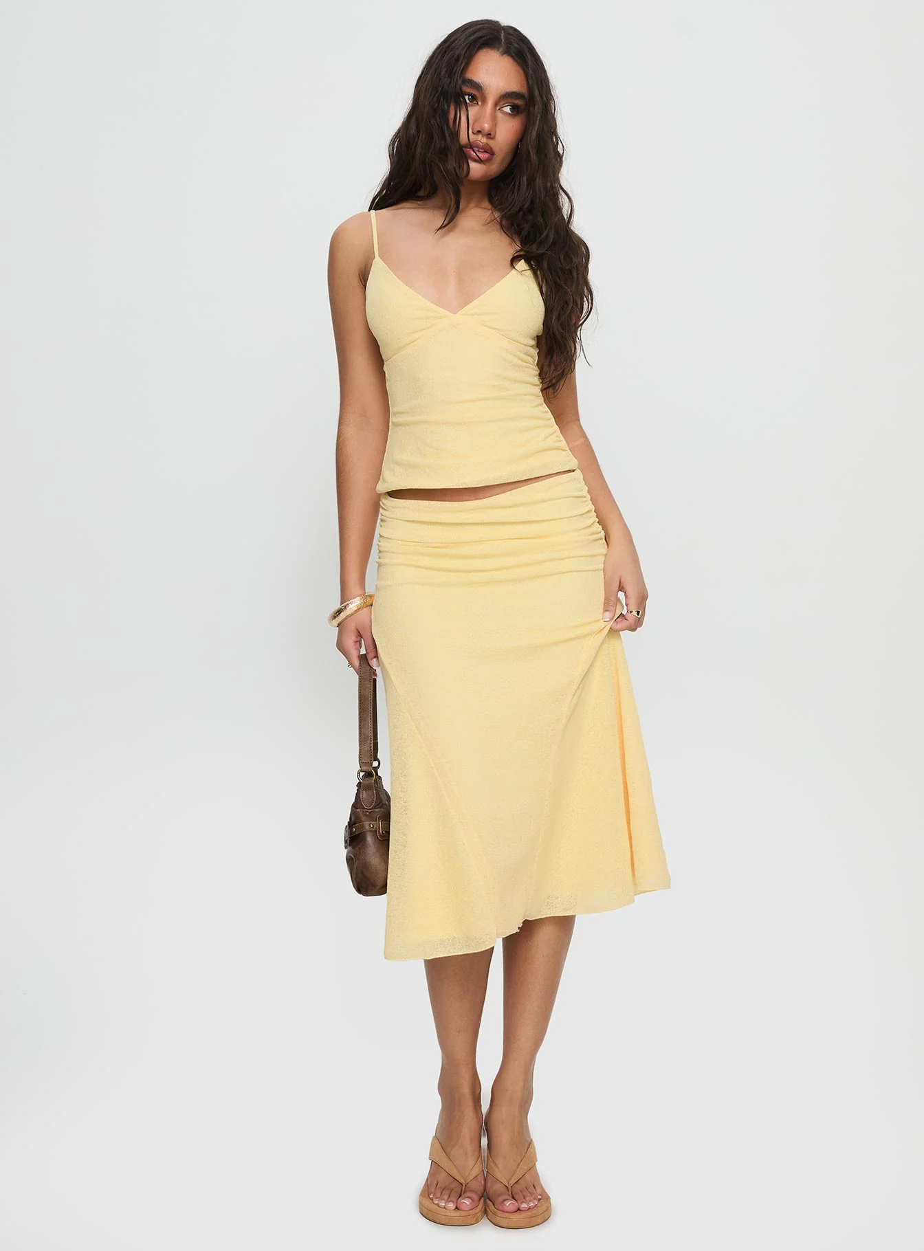 Zylen Cami Set Yellow - Image 2