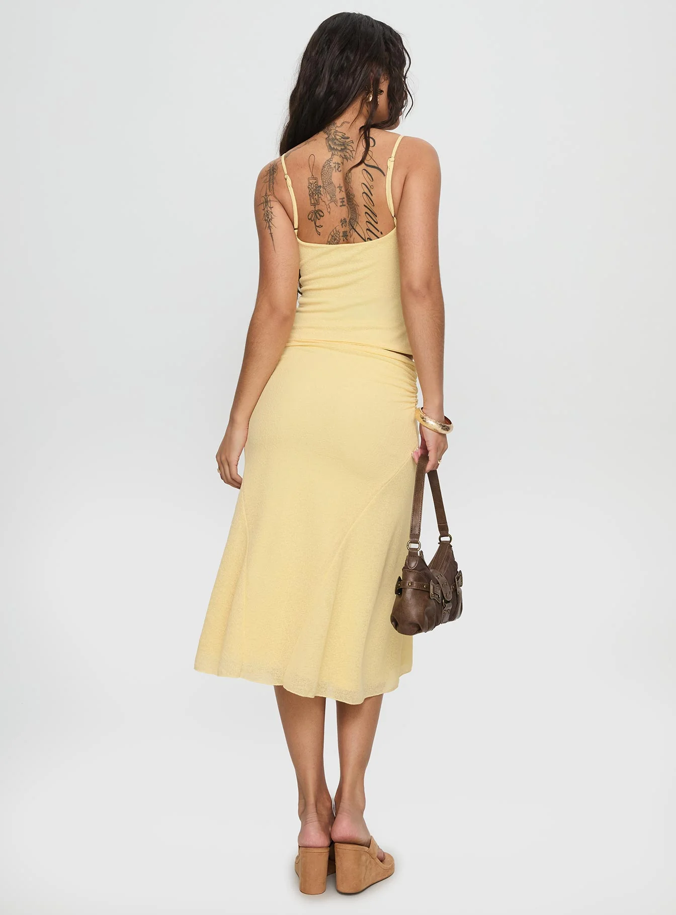 Zylen Cami Set Yellow - Image 5